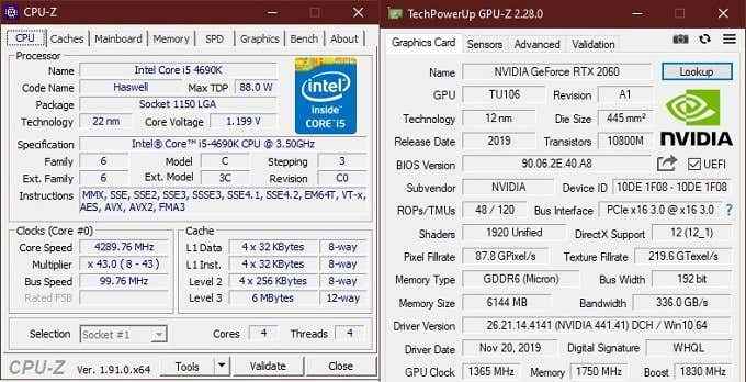 Cpu z gpu z. Tdp процессора. ct8g4dfra32a cpu z.