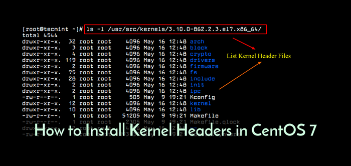 Install kernel headers. Install kernel headers