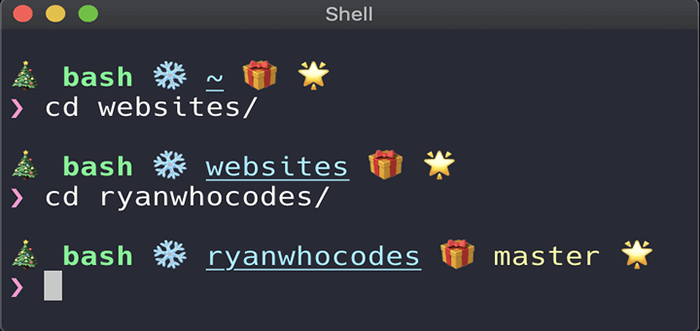 Shell prompt